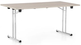 Skladací stôl 160 x 80 cm, dub