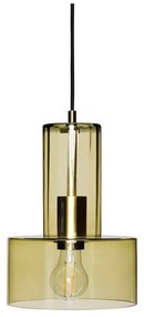 Zelené sklenené závesné svietidlo ø 20 cm Ripple – Hübsch