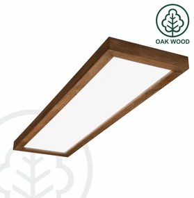 Brilagi -LED Kúpeľňové svietidlo WOODY FRAME LED/50W/230V 120x30 IP44 dub/čerešňa