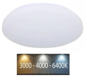 LED Stropné svietidlo LED/18W/230V 31 cm 3000K/4000K/6400K
