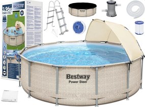 Bestway BESTAWAY Zastrešený bazén 396x107cm 5614V
