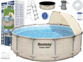 Bestway BESTAWAY Zastrešený bazén 396x107cm 5614V