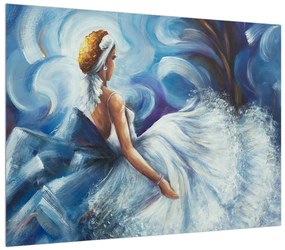 Obraz tanečnice v šatách (70x50 cm)