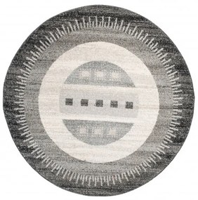Koberec SARI K189A B1X čierny kruh