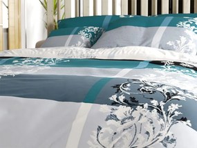 Polybavlnené obliečky LUXURY tyrkysové Rozmer obliečky: 2 ks 70 x 90 cm | 200 x 220 cm