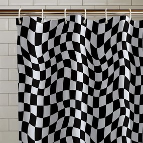 Sprchový záves 180x180 cm Checkerboard – Catherine Lansfield