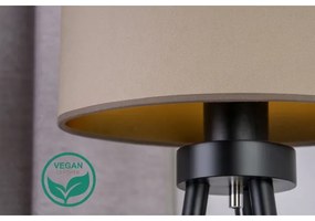 Duolla - Stolná lampa OVAL VEGAN 1xE27/15W/230V pr. 30 cm béžová