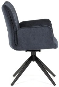 Autronic BONTEC Jedálenská stolička, modrá, látka, HC-993 BLUE2 Farba: Biela