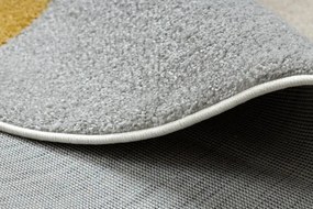 Koberec FUSION Shape 5706 biely / svetlosivý / zlatý