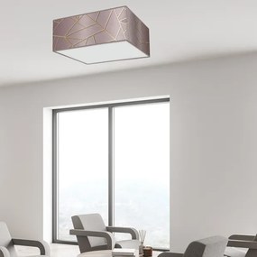 Stropné svietidlo ZIGGY 3xE27/60W/230V ružová/zlatá