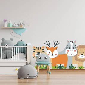 PIPPER. Zvieratká - textilná nálepka na stenu