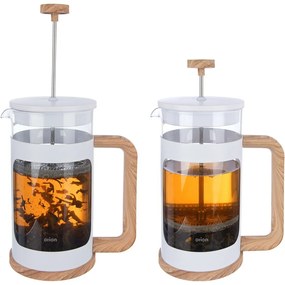 Orion Sklenená kanvica/french press Whiteline 0,65l, 0,65 l