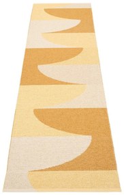 Okrovožltý vnútorný a vonkajší behúň 70x270 cm Hill Ochre Pale Yellow – Pappelina