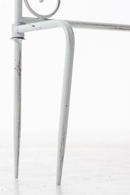 Mriežka na ruže Burg - 122 x 35 cm - Biela antik