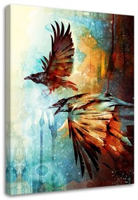 Gario Obraz na plátne Dvaja lietajúci vtáci - Barrett Biggers Rozmery: 40 x 60 cm