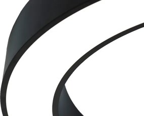 LED stropné svietidlo 115 W / 230 V, s prepínateľnou teplotou svetla 3000/4000/6500 K, priemer 120 cm, čierne