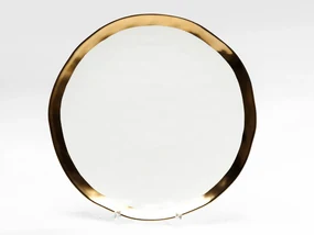 Bell tanier bielo-zlatý Ø31 cm
