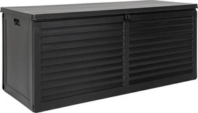 Čierny záhradný úložný box Dubrovnik – House Nordic