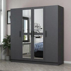 Šatníková skriňa Kalia 5088 (antracit)