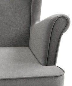 Kreslo VELO svetlosivé