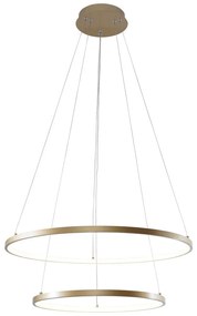 Zuma Line 18140GD-2 - LED Luster na lanku BRENO LED/50W/230V 3000/4000/6000K