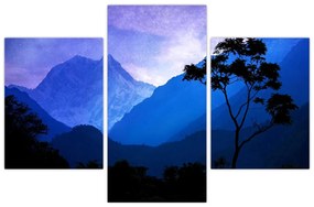 Obraz - Nočné nebo v Nepále (90x60 cm)