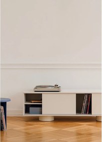 Sivobéžový TV stolík 160x48x42 cm Taro – noo.ma