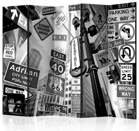 Artgeist Paraván - Roads to Manhattan II [Room Dividers]