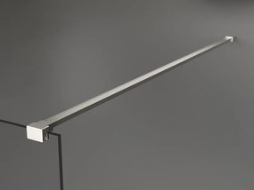 Mexen Kioto, sprchová zástena Walk-In 70 x 200 cm, 8mm číre sklo-námraza, brúsená oceľ profil, 800-070-101-97-35