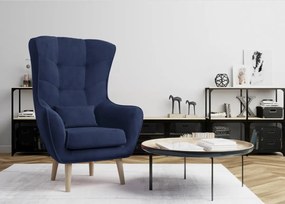 Kreslo Altino 1F - tmavomodrá