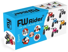 Teddies FUNNY WHEELS Rider Sport modré 2v1 28/30cm