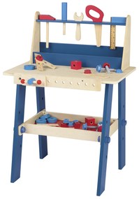 Playtive Detský drevený pracovný stôl v retro dizajne  (100366033)