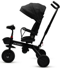 Detská trojkolka Baby Mix Peony EVA čierna