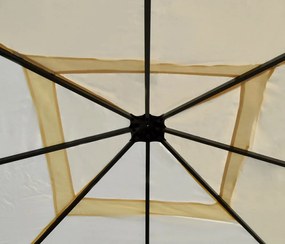 Pergola s boční stěnou 4x4 m WH5135 Dekorhome