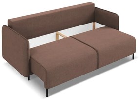 Ružová rozkladacia/s úložným priestorom pohovka 226 cm Luana – Makamii