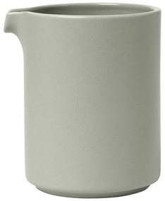 Svetlosivá keramická nádoba na mlieko Blomus Pilar, 280 ml