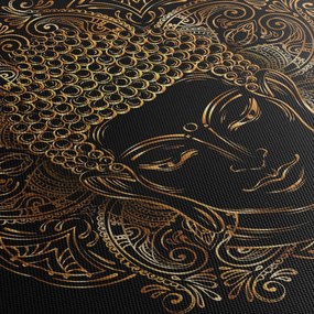 Obraz zlatého Budhu (90x60 cm)