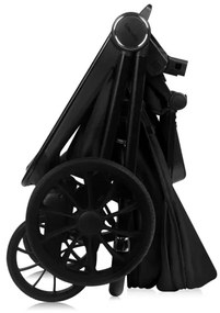 Lionelo - Kombinovaný kočík 3v1 MIKA PLUS Black Onyx