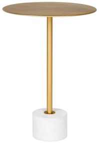 Kovový okrúhly odkladací stolík ø 41 cm Lecco – House Nordic
