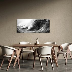 Obraz - Maľba vĺn (120x50 cm)