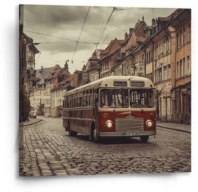 Sablio Obraz Historický autobus - 50x50 cm