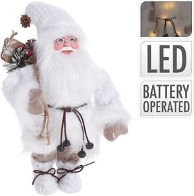 Santa Claus s LED osvetlením 37 cm