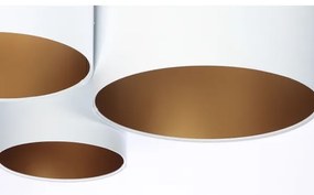 Stropné svietidlo SPACE 3xE27/60W/230V biela/zlatá