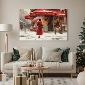 Obraz vianočná prechádzka mestom