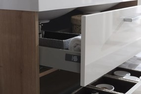Mereo Bino, kúpeľňová skrinka 100 cm, dub Arlington, MER-CN622SN