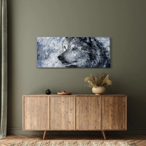 Obraz - Kreslený vlk (120x50 cm)