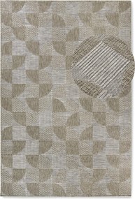 Kusový koberec Villeroy & Boch 106078 Brown – na von aj na doma, 155x230, hnedá, chodba / predsieň, Villeroy & Boch