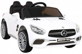 RAMIZ Elektrické autíčko Mercedes Benz AMG SL65 - biele