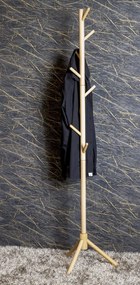 Stojací vešiak Nora, prírodné  drevo