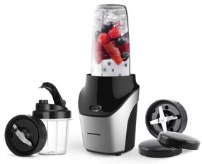 Heinner HSB-T1000SS - nutri mixér na smoothie 1000W/230V matný chróm/čierna